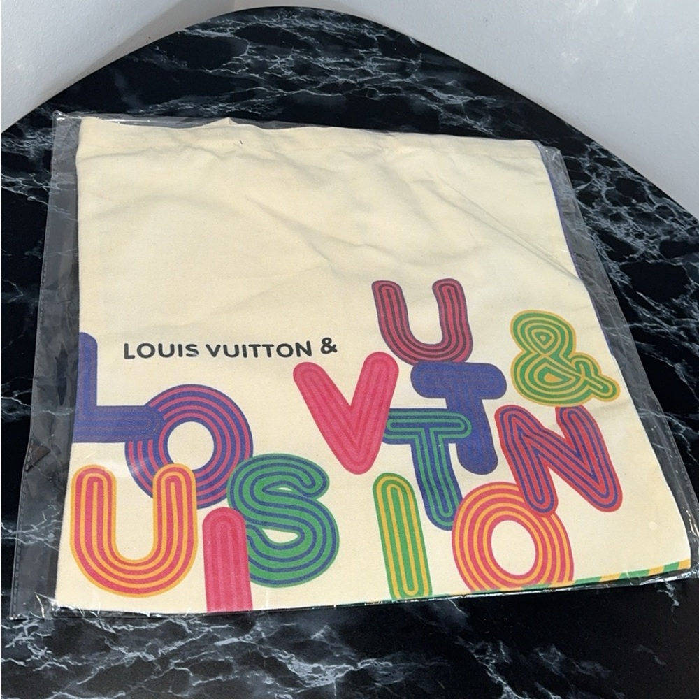 Lot of 3 LOUIS VUITTON Limited Edition Canvas Eco Tote Bags Shinsen Exhibit NEW - Picture 4 of 12